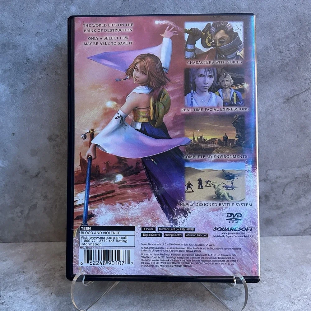 Final Fantasy X 10 Black Label Sony PlayStation 2 PS2 - Complete In Box CIB